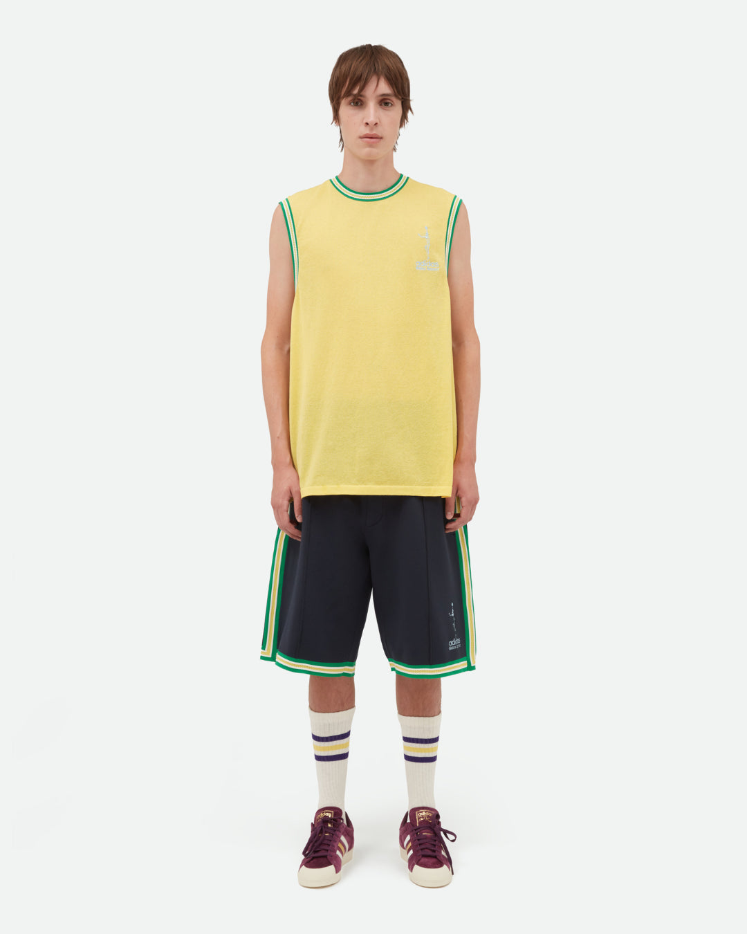 adidas Originals Wales Bonner Jabbar Knitted Vest Tops Wales Bonner